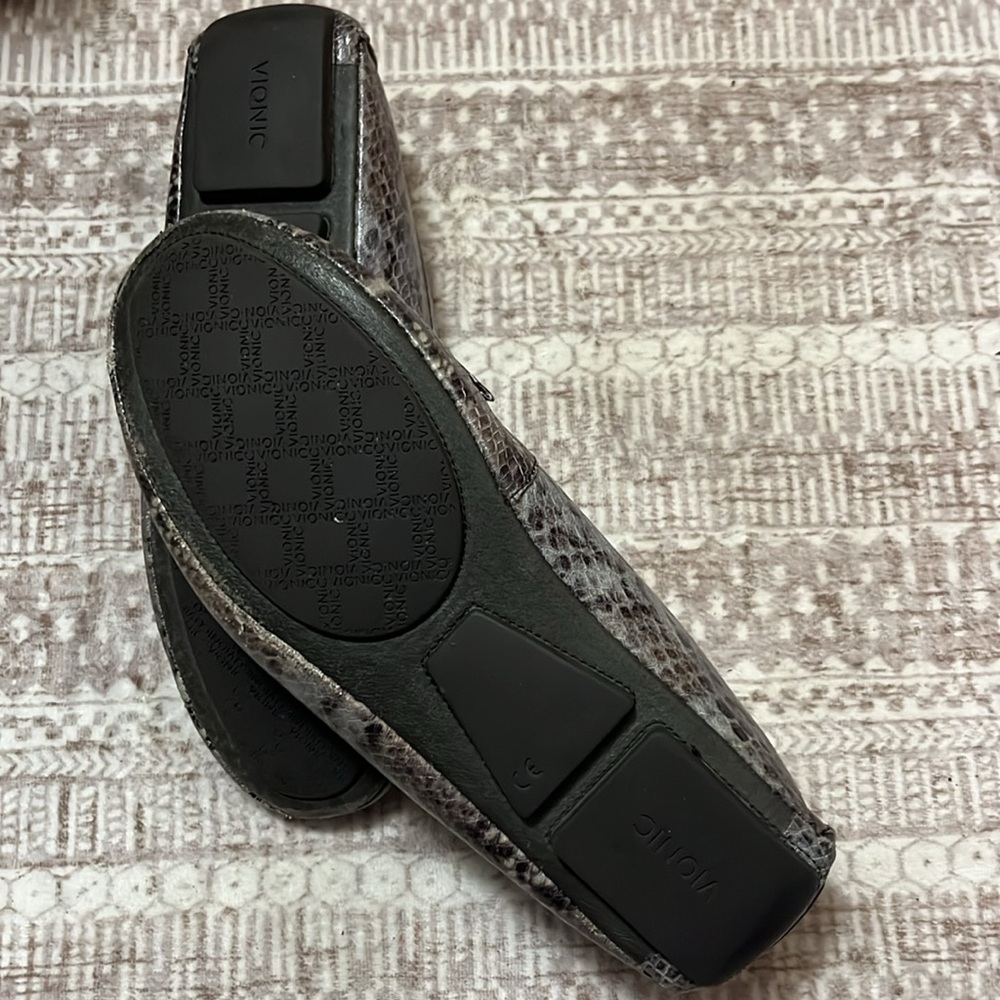 Vionic Loafers Sydney Python Print Snake Shoes Fl… - image 4